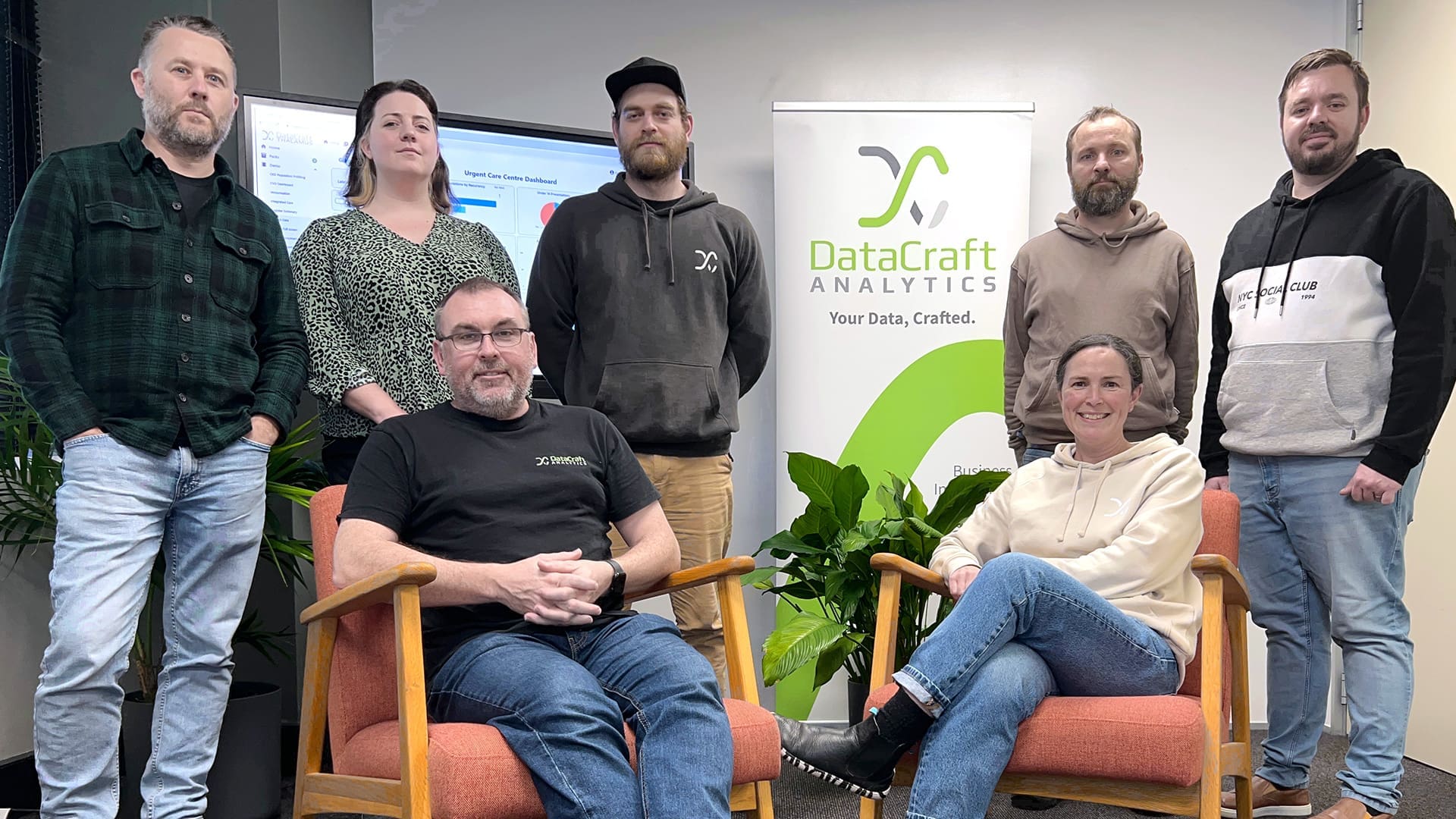 The DataCraft Analytics team photo